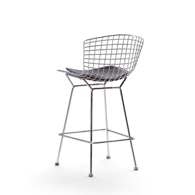 Harry Bertoia Harry Bertoia for Knoll Mid Century Chrome Bar Stools Set of 4