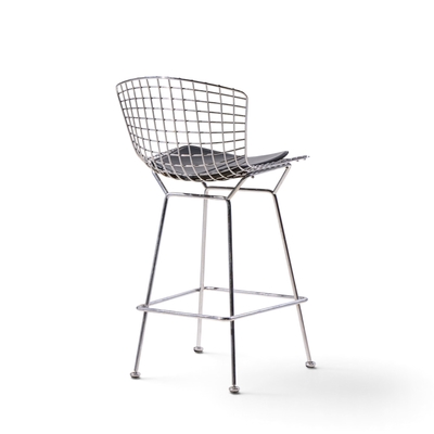 Harry Bertoia Harry Bertoia for Knoll Mid Century Chrome Bar Stools Set of 4