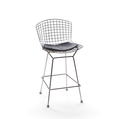 Harry Bertoia Harry Bertoia for Knoll Mid Century Chrome Bar Stools Set of 4
