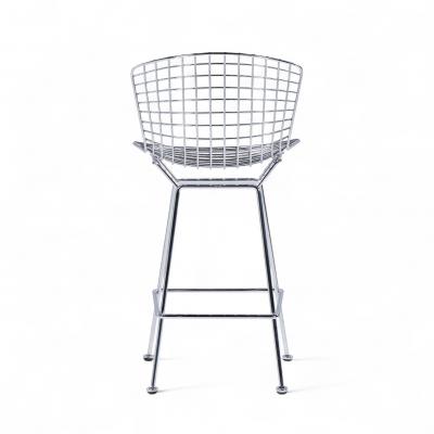 Harry Bertoia Harry Bertoia for Knoll Mid Century Chrome Counter Stools Pair