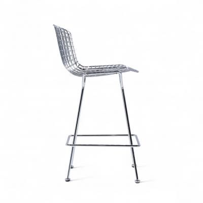 Harry Bertoia Harry Bertoia for Knoll Mid Century Chrome Counter Stools Pair