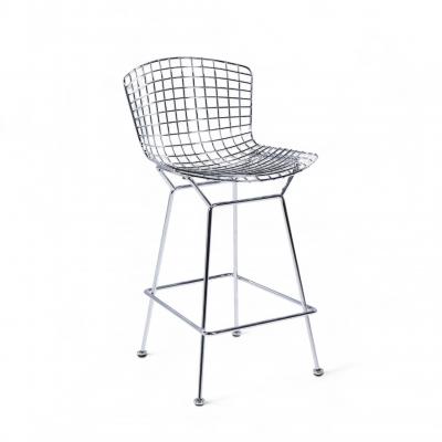 Harry Bertoia Harry Bertoia for Knoll Mid Century Chrome Counter Stools Pair
