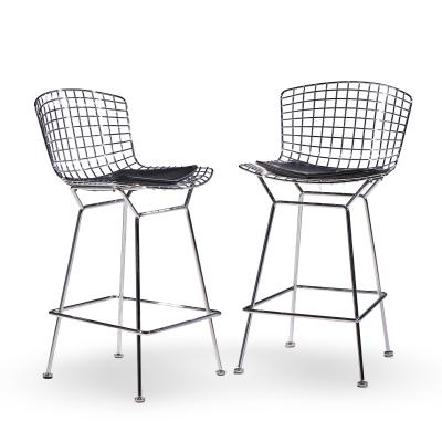 Harry Bertoia Harry Bertoia for Knoll Mid Century Chrome Counter Stools Set of 4