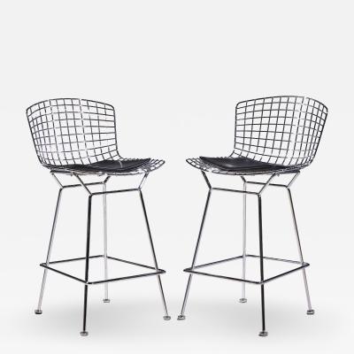 Harry Bertoia Harry Bertoia for Knoll Mid Century Chrome Counter Stools Set of 4