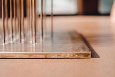 Harry Bertoia Large Bertoia Studios 24 Rod Star of Sound B 2482 Copper Brass Sculpture