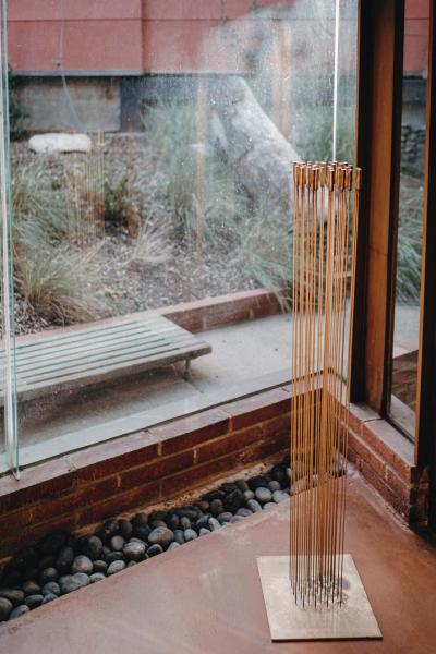 Harry Bertoia Large Bertoia Studios 32 Rod Sounding Chess B 2466 Copper Brass Sculpture