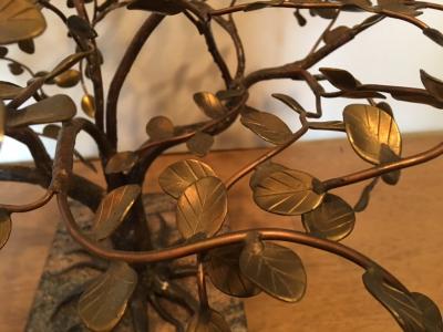 Harry Bertoia MODERNIST AND BRUTALIST BRONZE COPPER AND BRASS TREE SCULPTURE