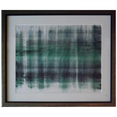 Harry Bertoia Monotype Green Black Line