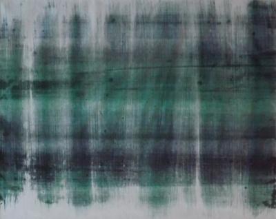 Harry Bertoia Monotype Green Black Line