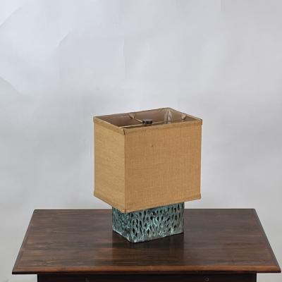 Harry Bertoia Unique Welded and Patinated Bronze Lamp in the style of Harry Bertoia
