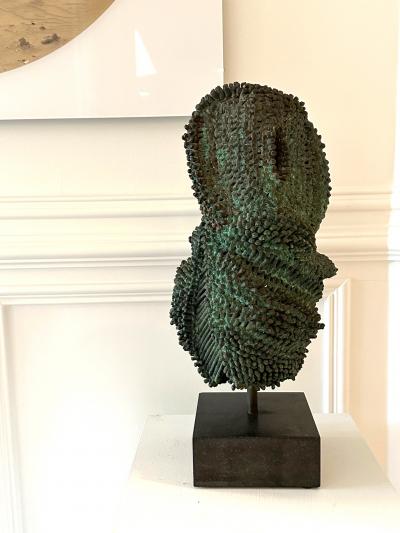Harry Bertoia Unique Welded and Patinated Bronze Sculpture by Harry Bertoia