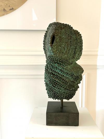 Harry Bertoia Unique Welded and Patinated Bronze Sculpture by Harry Bertoia
