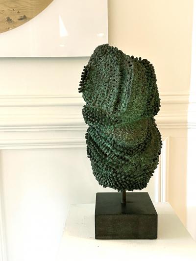 Harry Bertoia Unique Welded and Patinated Bronze Sculpture by Harry Bertoia