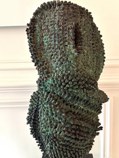 Harry Bertoia Unique Welded and Patinated Bronze Sculpture by Harry Bertoia
