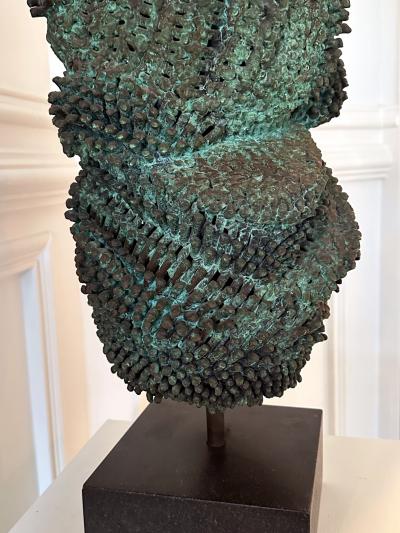 Harry Bertoia Unique Welded and Patinated Bronze Sculpture by Harry Bertoia