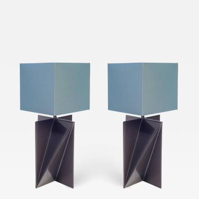 Harry Clark Pair of Dart Table Lamps by Harry Clark