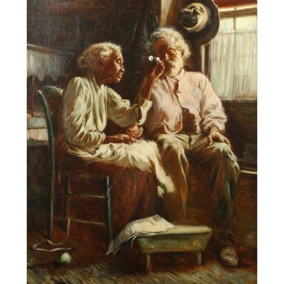 Harry Herman Roseland Oil on canvas Harry Herman Roseland