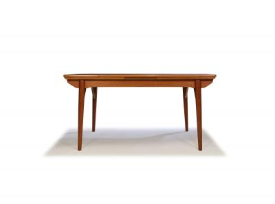 Harry Ostergaard Harry stergaard Danish Teak Draw Leaf Extension Dining Table circa 1960