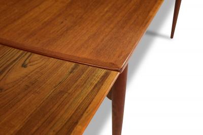Harry Ostergaard Harry stergaard Danish Teak Draw Leaf Extension Dining Table circa 1960