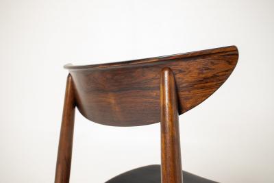 Harry Ostergaard Set of Four Rosewood Dining Chairs by Harry stergaard for Randers M belfabrik
