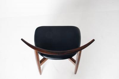 Harry Ostergaard Set of Four Rosewood Dining Chairs by Harry stergaard for Randers M belfabrik