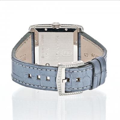 Harry Winston HARRY WINSTON 18K WHITE GOLD AVENUE 350 LQTZW QUARTZ DIAMOND DIAL WATCH