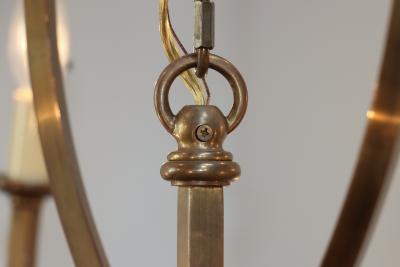 Hart Associates Associates 1970s Patinated Brass 12 Arm Chandelier Attributed To Hart Associates