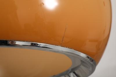 Harvey Guzzini Harvey Guzzini Caramel Brown Space Age Pendant Chandelier Italy circa 1970