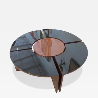 Harvey Probber American Modern Mahogany and Lacquer 5 Piece Prototype Low Table Harvey Probber