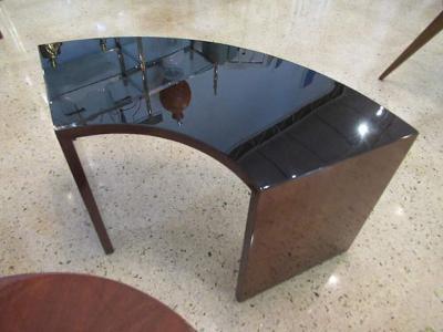 Harvey Probber American Modern Mahogany and Lacquer 5 Piece Prototype Low Table Harvey Probber