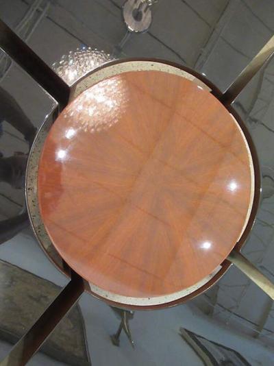 Harvey Probber American Modern Mahogany and Lacquer 5 Piece Prototype Low Table Harvey Probber