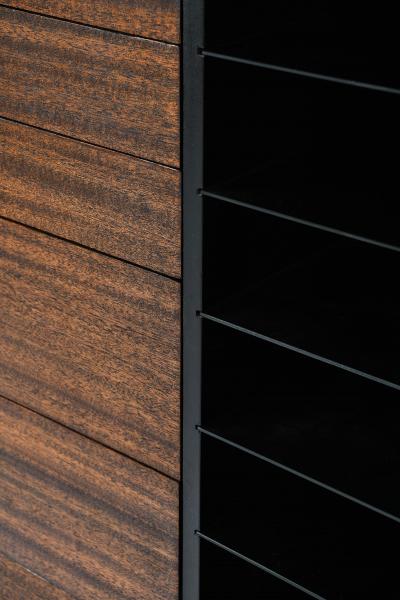 Harvey Probber Chest of Drawers in Mahogany and Brass by Harvey Probber 1950s