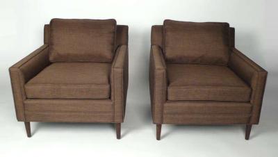 Harvey Probber Club Chairs by Harvey Probber