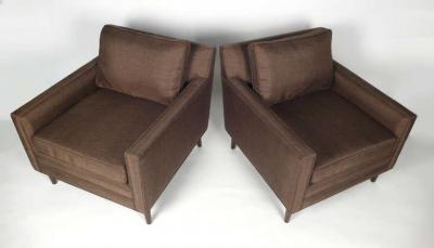 Harvey Probber Club Chairs by Harvey Probber