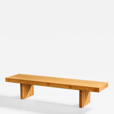Harvey Probber Custom Bench with Alder and Hickory USA 1962