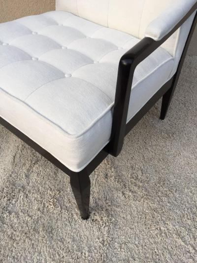 Harvey Probber Elegant High Back Club Chairs