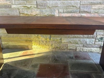 Harvey Probber Excellent Harvey Probber Curved Slim Walnut Desk Mid Century Modern