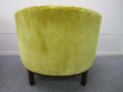 Harvey Probber Fabulous Pair Harvey Probber Style Barrel Back Lounge Chairs Mid century Modern
