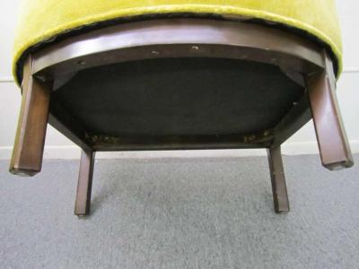 Harvey Probber Fabulous Pair Harvey Probber Style Barrel Back Lounge Chairs Mid century Modern