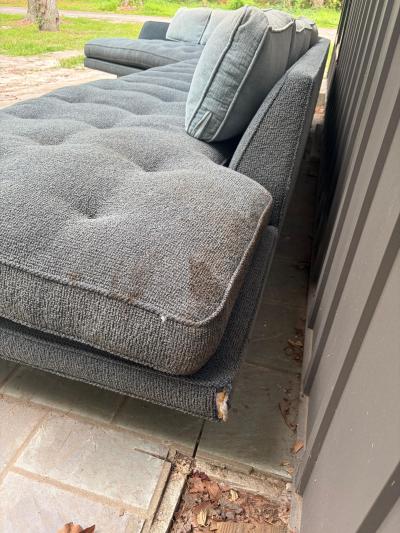 Harvey Probber Fabulous XL Harvey Probber style 2 Piece Angled Sectional Sofa