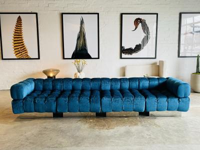 Harvey Probber Four Piece Cubo Sectional Sofa by Harvey Probber Circa 1972