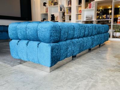 Harvey Probber Four Piece Cubo Sectional Sofa by Harvey Probber Circa 1972