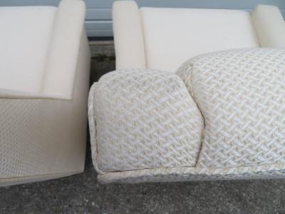 Harvey Probber Gorgeous Pair of Harvey Probber Style Lounge Chairs Mid Century Modern