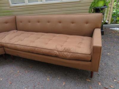 Harvey Probber Handsome Harvey Probber 2 Piece Nuclear Sert Sectional Sofa Mid Century Modern