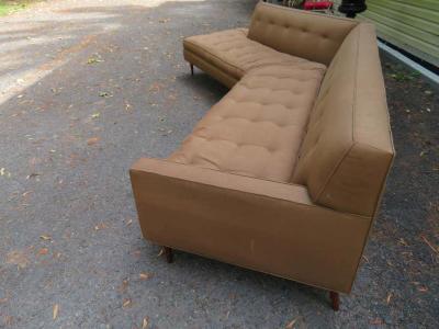 Harvey Probber Handsome Harvey Probber 2 Piece Nuclear Sert Sectional Sofa Mid Century Modern