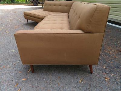 Harvey Probber Handsome Harvey Probber 2 Piece Nuclear Sert Sectional Sofa Mid Century Modern