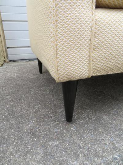 Harvey Probber Handsome Harvey Probber Style Four Seat Sofa Mid Century Modern