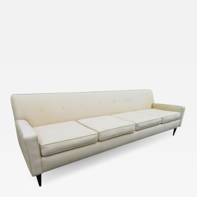 Harvey Probber Handsome Harvey Probber Style Four Seat Sofa Mid Century Modern