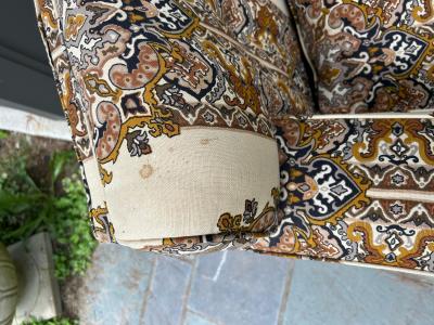 Harvey Probber Handsome Harvey Probber style 2 Piece Curved Sofa Sectional Mid Century