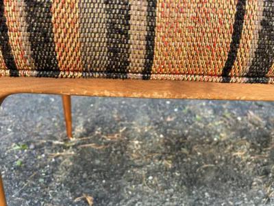 Harvey Probber Handsome X Long Bench Harvey Probber style Walnut Mid Century Modern